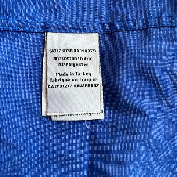 Blue le Chateau Button up Shirt - Picture 7 of 9